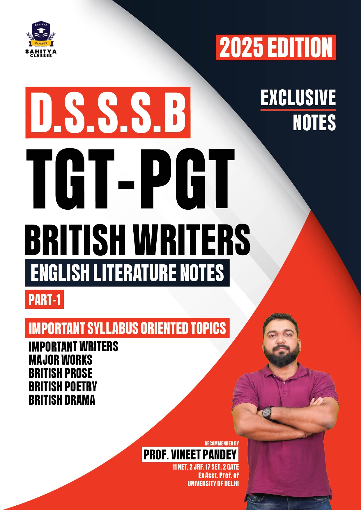 DSSSB TGT-PGT English Literature Notes 2025 Edition – By Prof. Vineet Pandey
