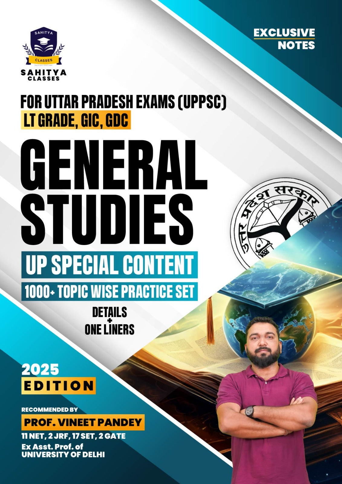 Exclusive General Studies Notes (English Medium) for UPPSC 2025 | LT Grade | GIC | GDC | 1000+ Practice Questions