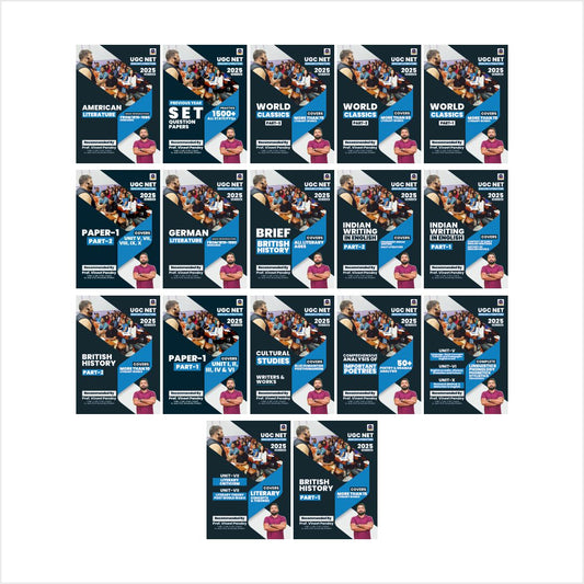 UGC NET English Literature 2025 Complete Book Set by Prof. Vineet Pandey