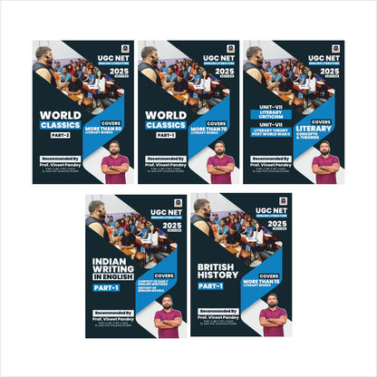 UGC NET English Literature 2025 Complete Book Set by Prof. Vineet Pandey
