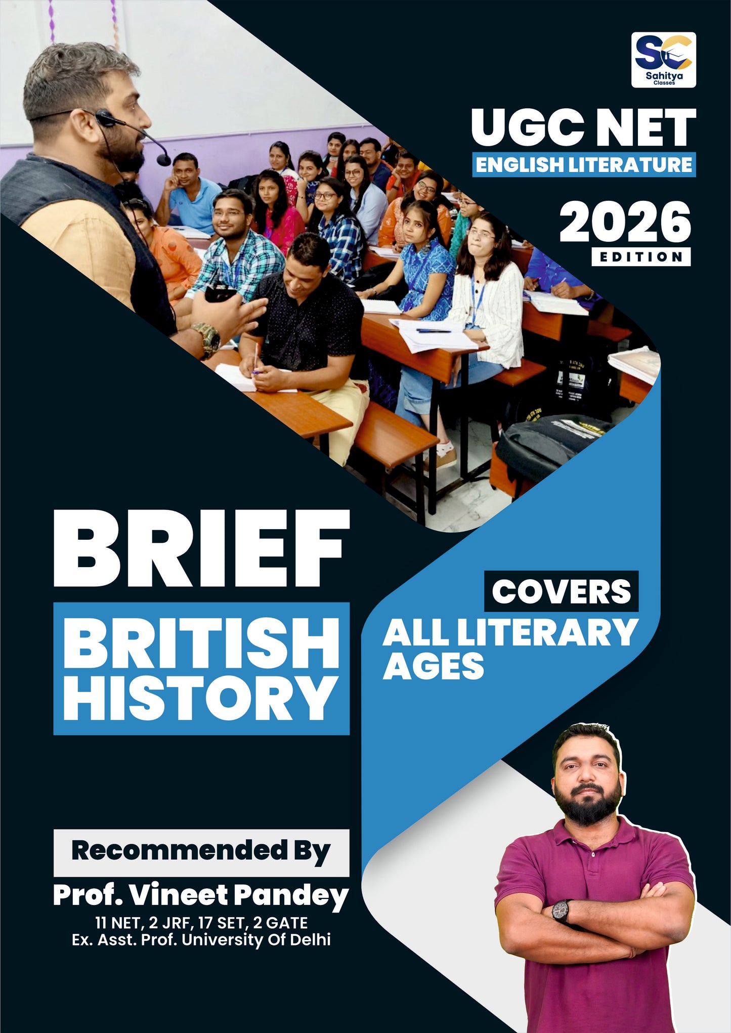UGC NET English Literature 2026 Complete Book Set by Prof. Vineet Pandey