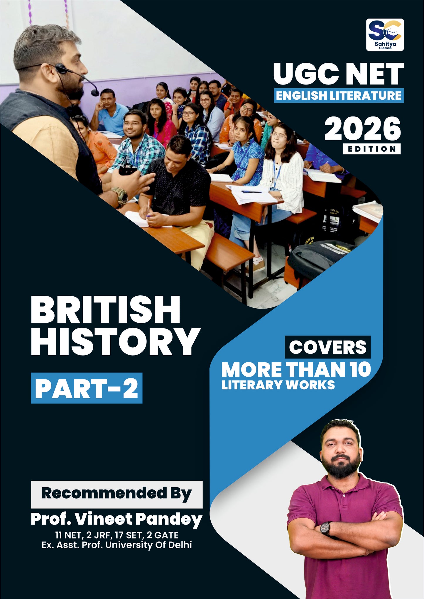 UGC NET English Literature 2026 Complete Book Set by Prof. Vineet Pandey