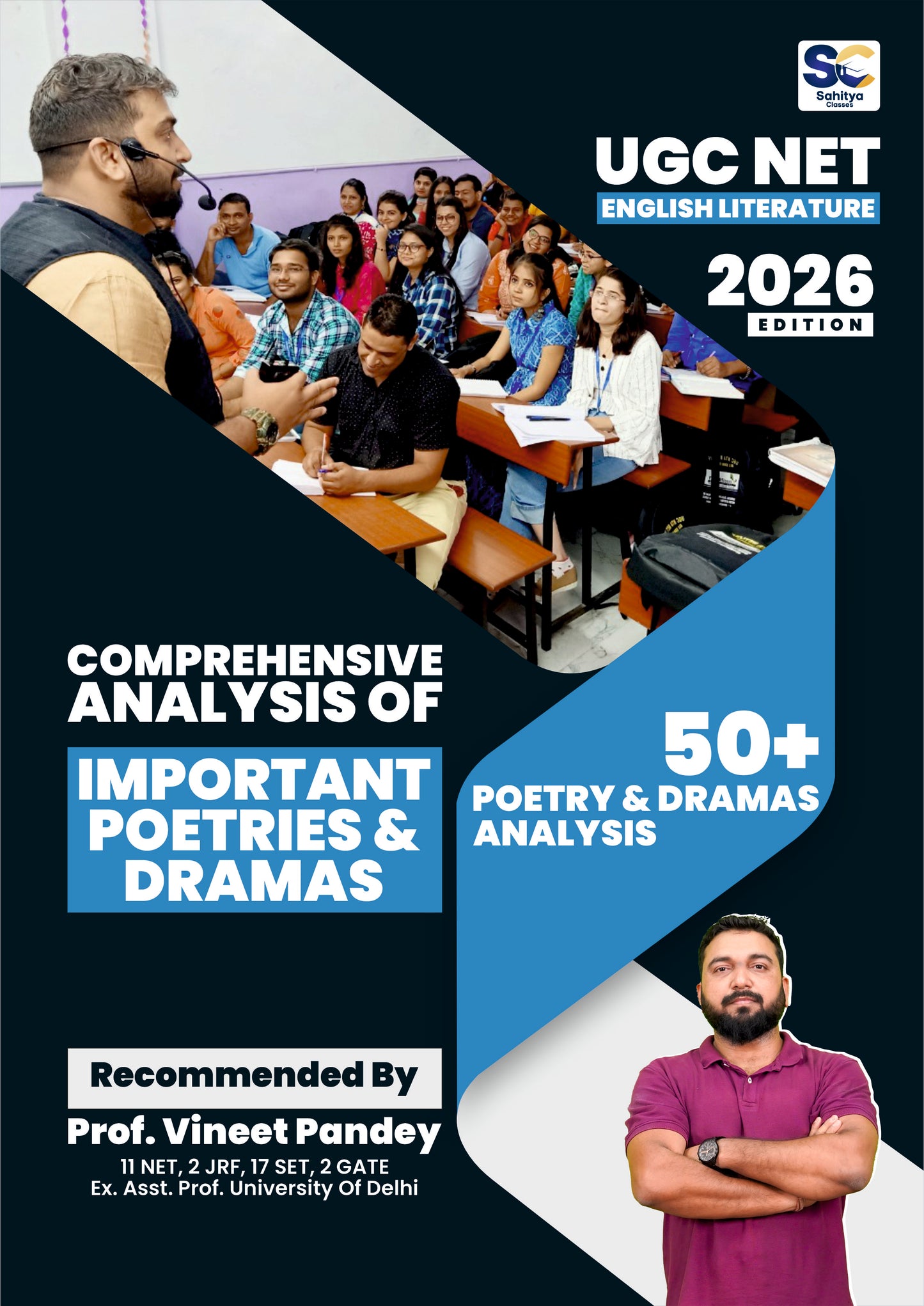 UGC NET English Literature 2026 Complete Book Set by Prof. Vineet Pandey