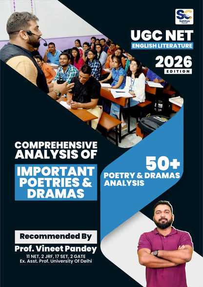 UGC NET English Literature 2026 Complete Book Set by Prof. Vineet Pandey