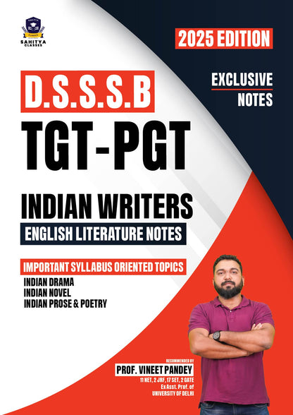 DSSSB TGT-PGT English Literature Notes 2025 Edition – By Prof. Vineet Pandey
