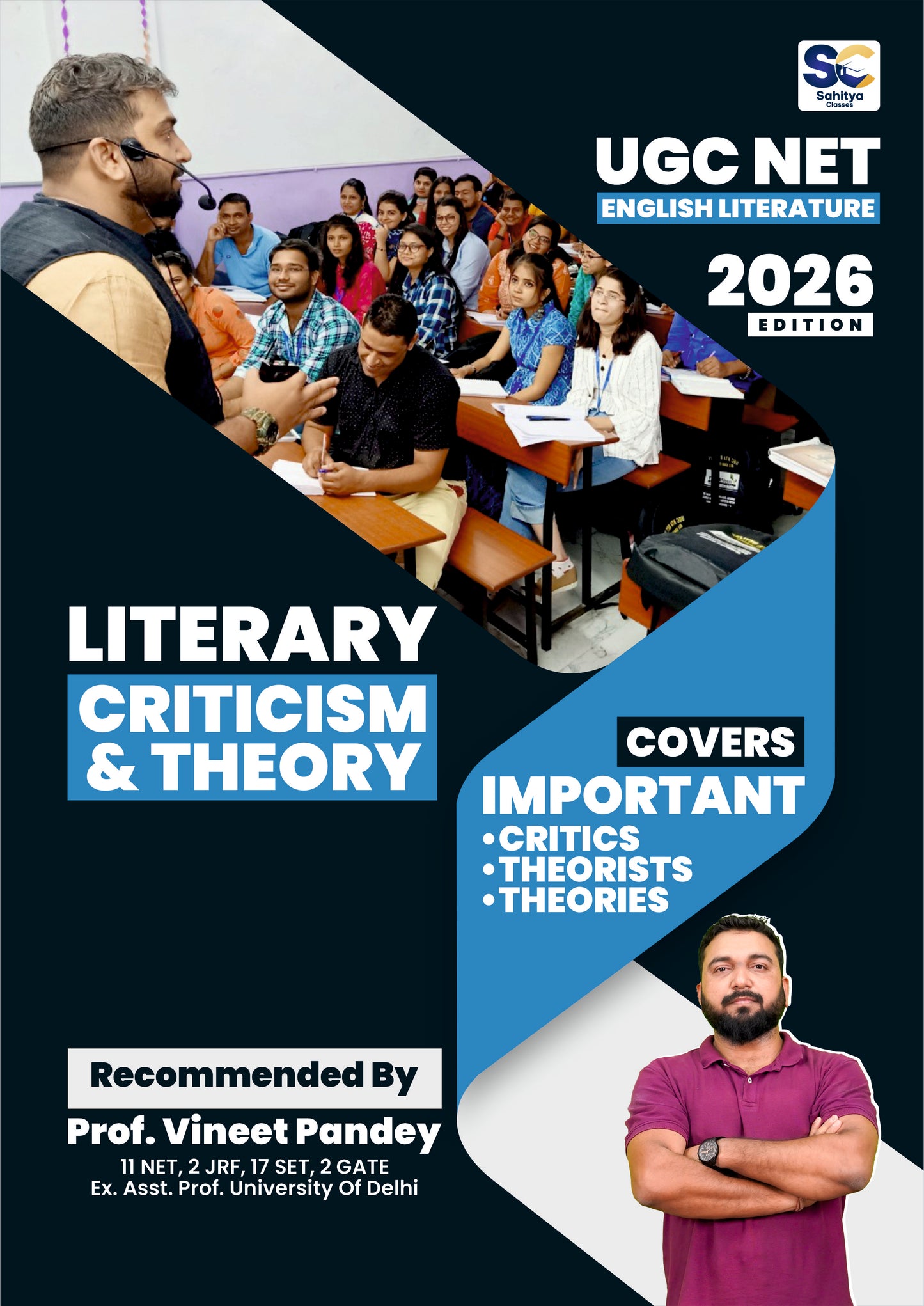 UGC NET English Literature 2026 Complete Book Set by Prof. Vineet Pandey