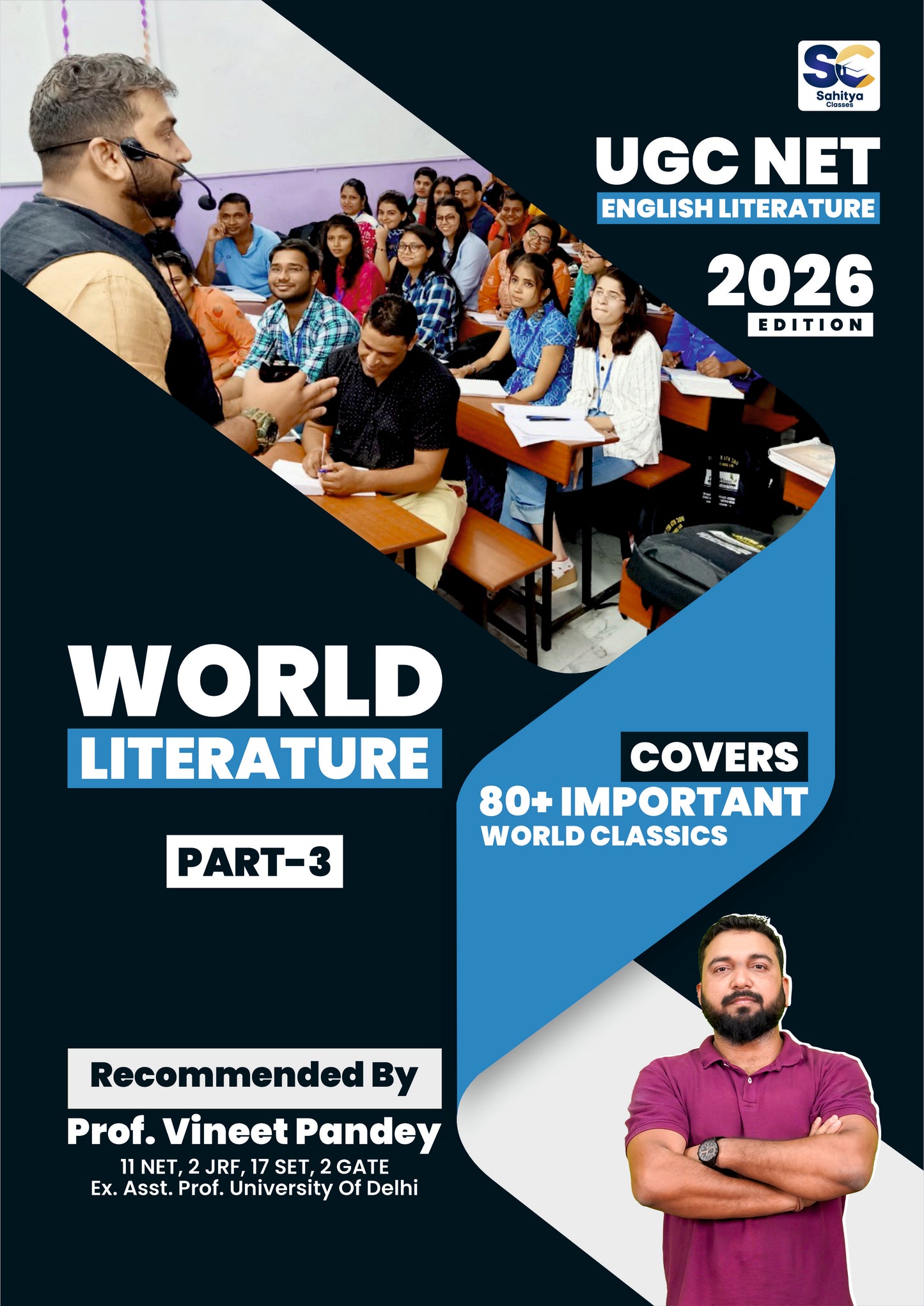 UGC NET English Literature 2026 Complete Book Set by Prof. Vineet Pandey